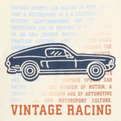 T-shirt met lange mouwen jongens met vintage geborduurde auto