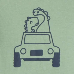 T-shirt met lange mouwen jongens met dinosaurusprint