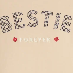 T-shirt met lange mouwen meisjes met print Bestie