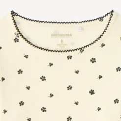 T-shirt met lange mouwen met bloemenprint voor meisje