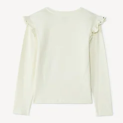 T-shirt met lange mouwen met bloemenprint meisjes