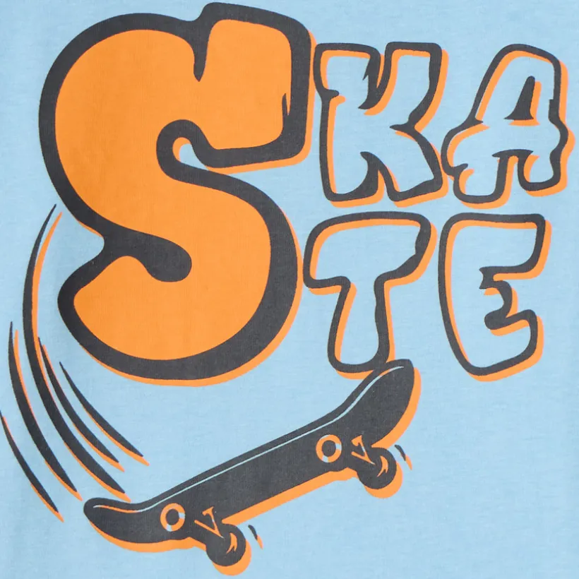 T-shirt met lange mouwen met fantasiedruk jongens