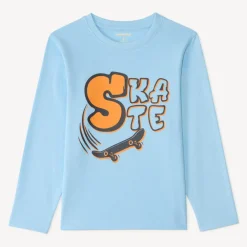 T-shirt met lange mouwen met fantasiedruk jongens