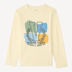 T-shirt met lange mouwen met fantasiedruk jongens