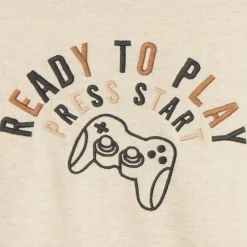 T-shirt met lange mouwen met gameboyprint jongens