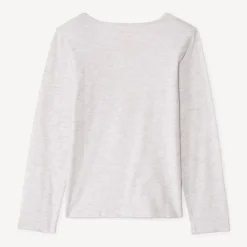 T-shirt met lange mouwen met glitters meisjes