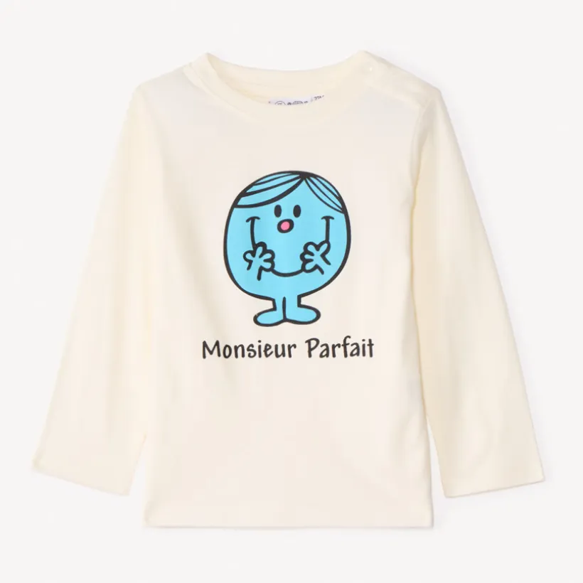 T-shirt met lange mouwen Monsieur Parfait voor babyjongens