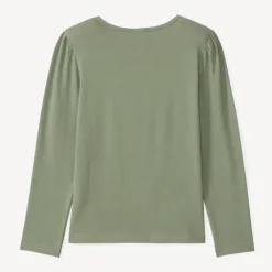T-shirt met lange mouwen, print en glitterprint santiags met pailletten en fantasieborduursels meisjes