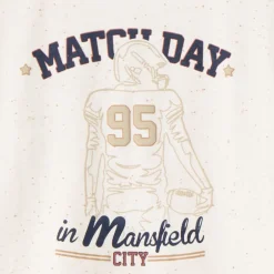 T-shirt met lange mouwen, puffprint Amerikaanse football jongens