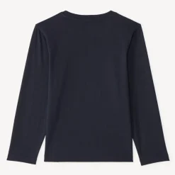 T-shirt met lange mouwen sportprint jongens