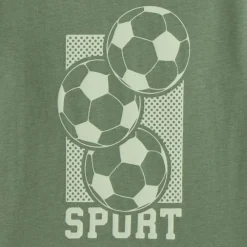 T-shirt met lange mouwen sportprint jongens