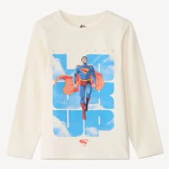 T-shirt met lange mouwen, Superman Warner print jongens