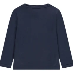 T-shirt met lange mouwen uit jerseystof met boodschap en magische lovertjes