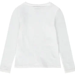 T-shirt met lange mouwen van jerseystof met motief van lovertjes