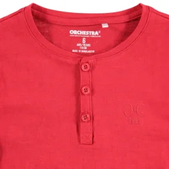 T-shirt met lange mouwen van jerseystof met geborduurd logo