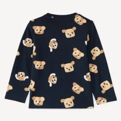 T-shirt met lange mouwen voor baby jongens met dierenprint