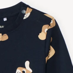 T-shirt met lange mouwen voor baby jongens met dierenprint
