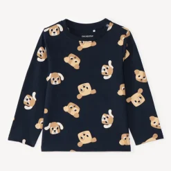 T-shirt met lange mouwen voor baby jongens met dierenprint