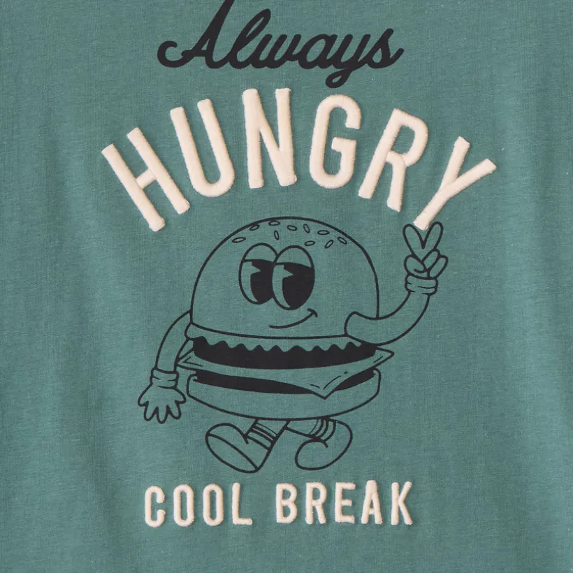 T-shirt met lange mouwen voor jongens, oversized, 3D geborduurde fantasie.