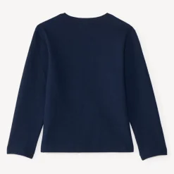 T-shirt met lange mouwen voor jongens met een fantasietextuur