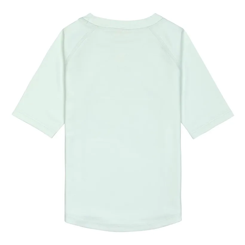 T-shirt Rashguard UV50+ 3-6M Flowers Sea Foam