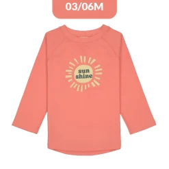 T-shirt Rashguard UV50+ 3-6M Sunshine Coral
