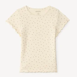 T-shirt voor meisjes met korte mouwen en een fantasieprint
