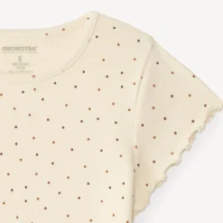 T-shirt voor meisjes met korte mouwen en een fantasieprint