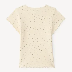 T-shirt voor meisjes met korte mouwen en een fantasieprint