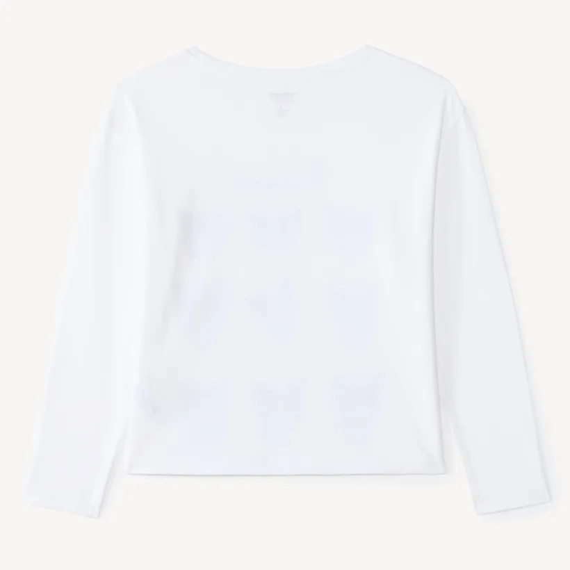 T-shirt voor meisjes met lange mouwen en Kuromi-print