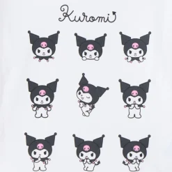 T-shirt voor meisjes met lange mouwen en Kuromi-print