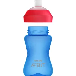 Tuitbeker soft 300ml - Blauw/Rood