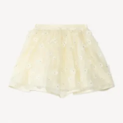 Tule rok met 3D bloemen voor babymeisjes