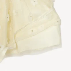 Tule rok met 3D bloemen voor babymeisjes