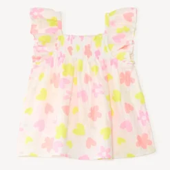 Tunic met volantjes en kleurrijke fantasiedruk meisjes