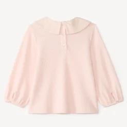 Tunic voor meisjes met lange mouwen en strikje.