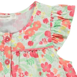 Tuniek korte mouwen bloemenprint meisjes