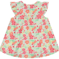 Tuniek korte mouwen bloemenprint meisjes