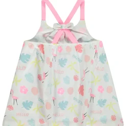 Tuniek zonder mouwen met fantasieprint van flamingo's meisjes