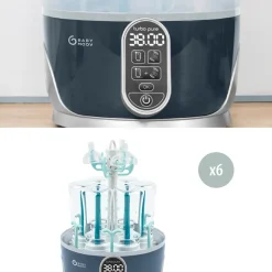 Turbo Pure elektrische sterilisator en flessendroger met automatische zuiverende droogfunctie