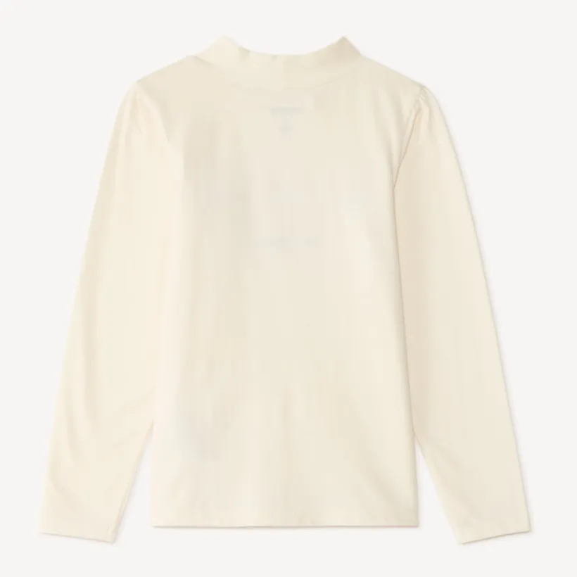 Turtleneck shirt voor meisjes met touwknopen
