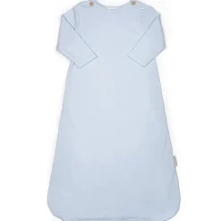 Tussenseizoenslaapzak in jersey met mouwen - Water Blue- 6/12 maanden
