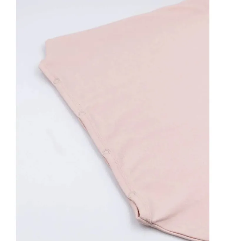 Tussenseizoenslaapzak in jersey met mouwen - Water Pink - 0/6 maanden