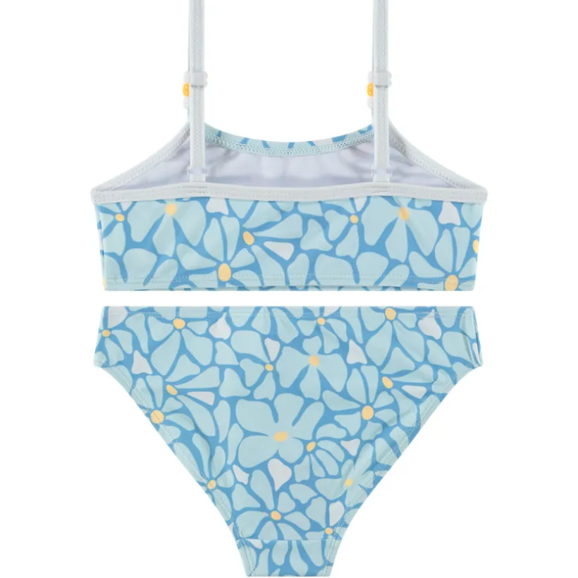 Twee-delig badpak met bloemenprint meisjes