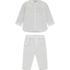 Tweedelig Ceremonie Set met Plastron voor Baby Jongens
