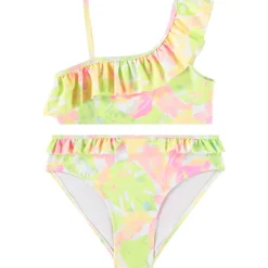 Twee-delige badpak met jungle acidulée print meisjes