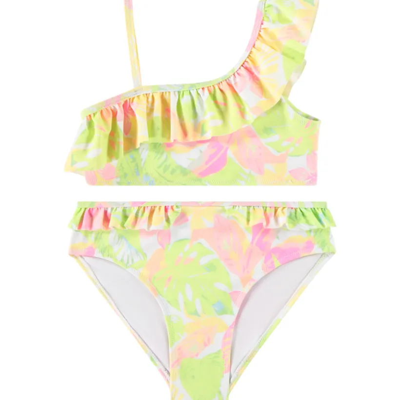 Twee-delige badpak met jungle acidulée print meisjes