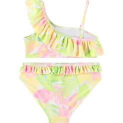 Twee-delige badpak met jungle acidulée print meisjes