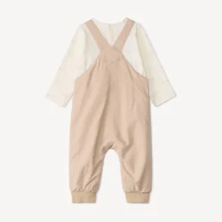 Tweedelig ensemble met salopette voor babyjongens