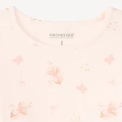 Twee-delige pyjama set met lange mouwen, bedrukt met een fee meisjes.